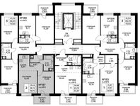 Планировка 2-комнатной квартиры, 39,9 м2