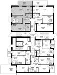 Планировка 3-комнатной квартиры, 65,98 м2