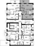 Планировка 3-комнатной квартиры, 64,79 м2