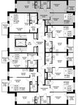 Планировка 2-комнатной квартиры, 56,89 м2