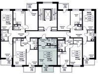 Планировка квартиры студии, 30,97 м2