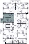 Планировка 1-комнатной квартиры, 33,26 м2