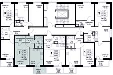 Планировка 1-комнатной квартиры, 38,22 м2