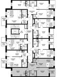 Планировка 2-комнатной квартиры, 56,89 м2