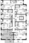 Планировка 2-комнатной квартиры, 46,72 м2