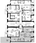Планировка 3-комнатной квартиры, 82,28 м2