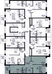 Планировка 2-комнатной квартиры, 55,21 м2