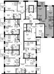 Планировка 3-комнатной квартиры, 57,85 м2