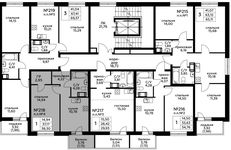 Планировка 1-комнатной квартиры, 38,3 м2