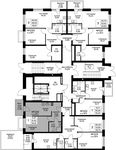 Планировка 1-комнатной квартиры, 33,91 м2