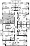 Планировка 1-комнатной квартиры, 33,42 м2