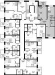 Планировка 3-комнатной квартиры, 57,85 м2