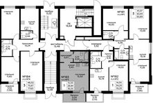 Планировка квартиры студии, 30,21 м2