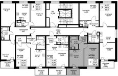 Планировка 1-комнатной квартиры, 34,76 м2