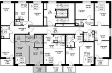 Планировка 1-комнатной квартиры, 38,86 м2