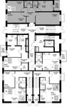 Планировка 3-комнатной квартиры, 77,46 м2