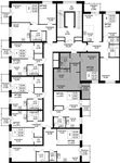 Планировка 2-комнатной квартиры, 44,55 м2