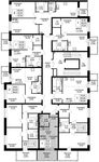 Планировка квартиры студии, 21,96 м2
