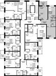 Планировка 3-комнатной квартиры, 57,7 м2