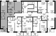Планировка 3-комнатной квартиры, 69,28 м2