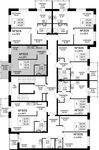 Планировка 1-комнатной квартиры, 33,42 м2