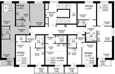 Планировка 3-комнатной квартиры, 69,28 м2