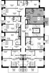 Планировка 1-комнатной квартиры, 37 м2