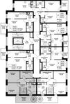 Планировка 3-комнатной квартиры, 89,6 м2