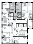 Планировка 1-комнатной квартиры, 43,2 м2
