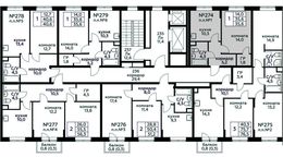 Планировка 1-комнатной квартиры, 35,6 м2