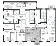 Планировка 1-комнатной квартиры, 33,8 м2