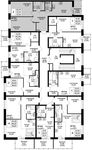 Планировка 2-комнатной квартиры, 55,63 м2