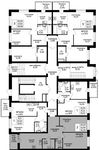Планировка 2-комнатной квартиры, 55,59 м2