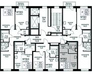Планировка квартиры студии, 21,3 м2
