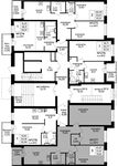 Планировка 3-комнатной квартиры, 74,81 м2