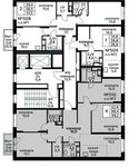 Планировка 4-комнатной квартиры, 99,2 м2