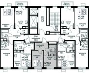 Планировка 1-комнатной квартиры, 27 м2