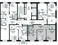 Планировка 2-комнатной квартиры, 52,1 м2