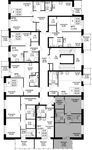 Планировка 4-комнатной квартиры, 91,3 м2