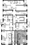 Планировка 4-комнатной квартиры, 91,27 м2