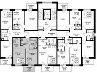Планировка 2-комнатной квартиры, 39,8 м2
