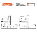 Планировка 3-комнатной квартиры, 119,2 м2