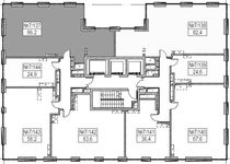 Планировка 3-комнатной квартиры, 86 м2