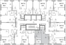 Планировка 1-комнатной квартиры, 37 м2