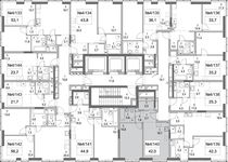 Планировка 1-комнатной квартиры, 42 м2