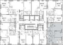 Планировка 2-комнатной квартиры, 67 м2