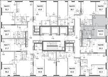 Планировка 1-комнатной квартиры, 33 м2