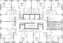 Планировка 1-комнатной квартиры, 24 м2
