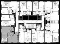 Планировка 2-комнатной квартиры, 61 м2