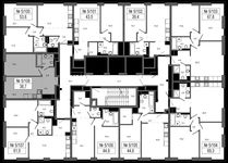 Планировка 1-комнатной квартиры, 38 м2